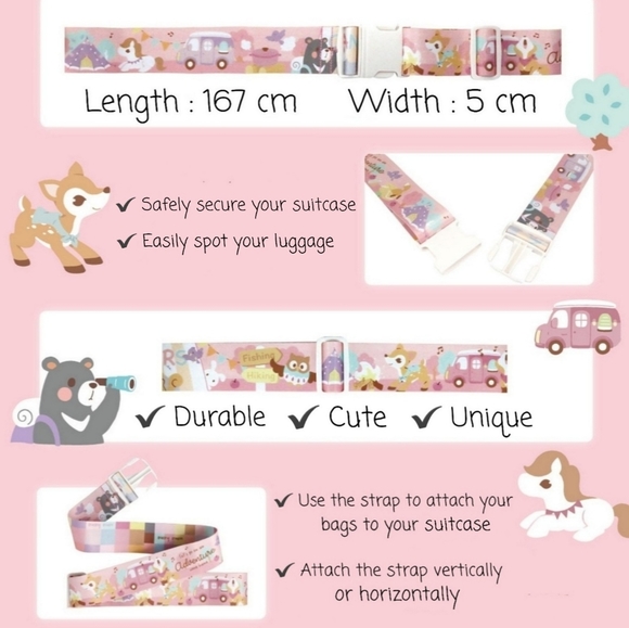 Corgi Travel Suitcase Luggage Straps - Picture 2 of 8